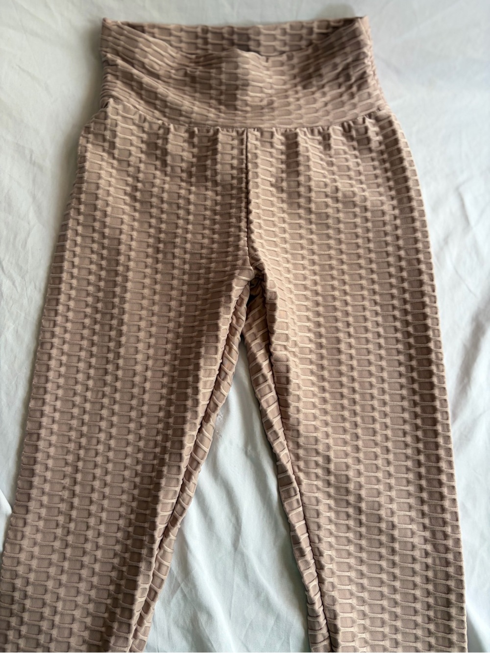 LA Society High Waisted Honeycomb Textured Leggings Women’s Medium